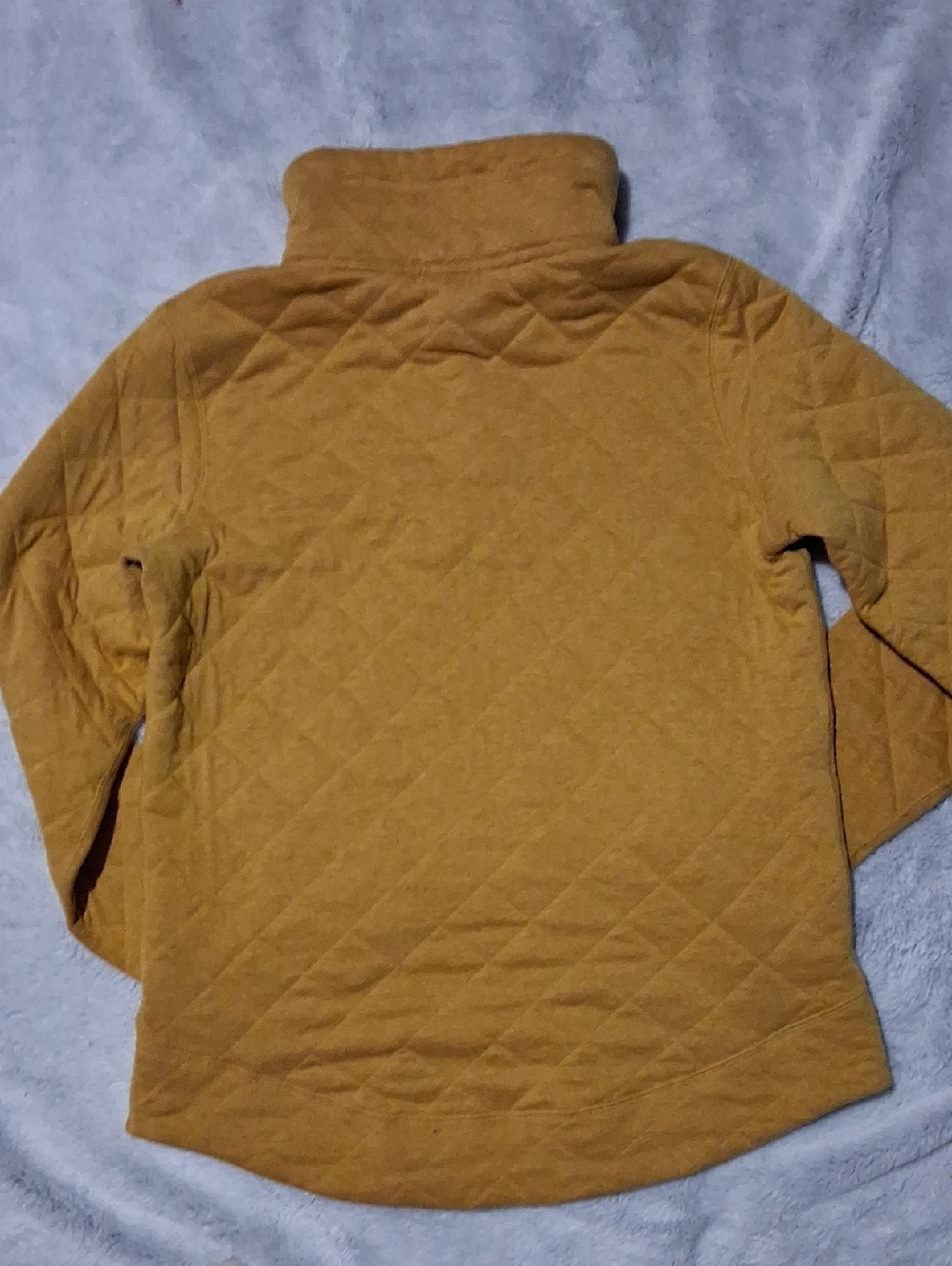 Merona Quilted Mustard Pullover Sweater - Picture 4 of 4